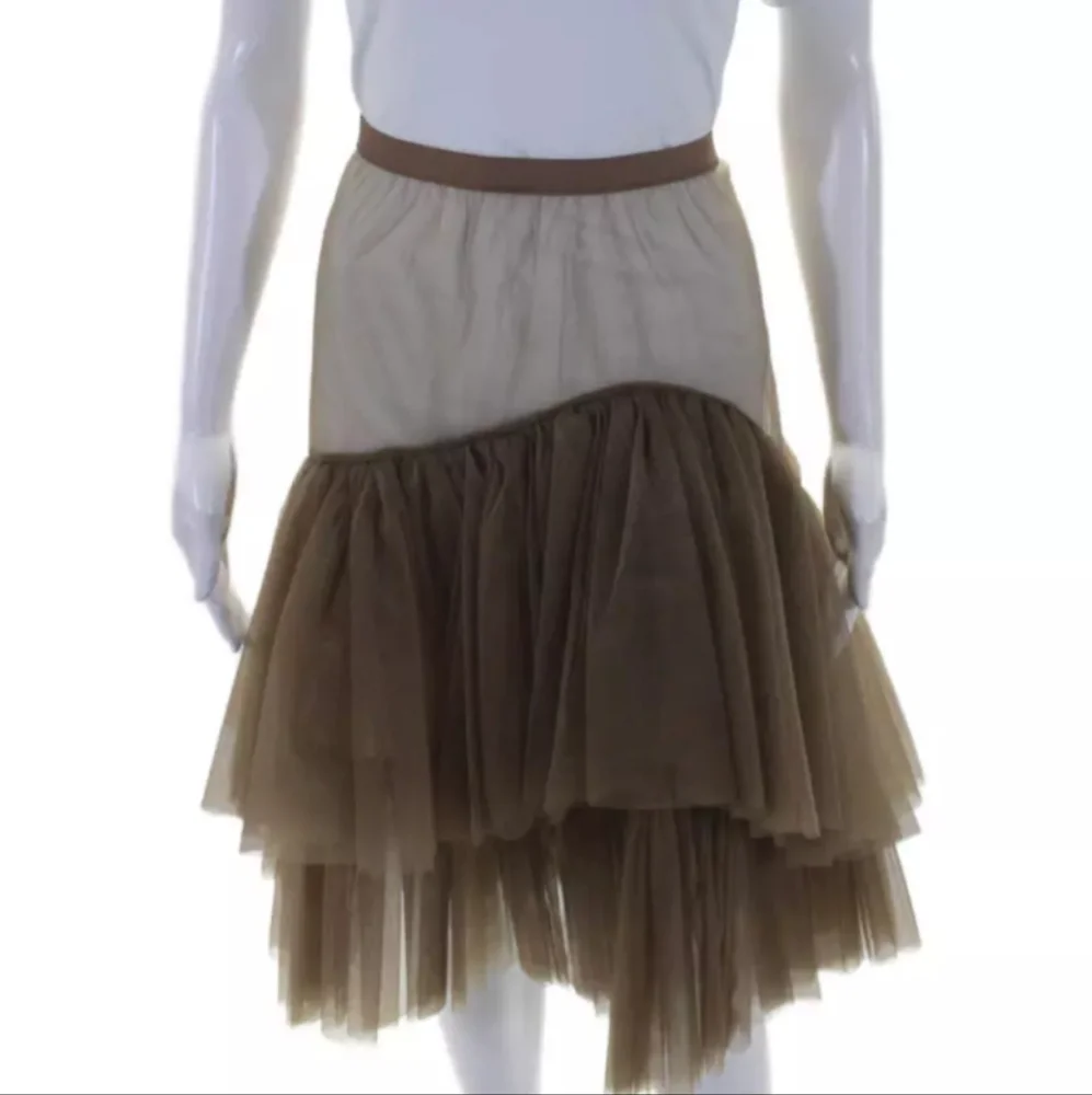 Brown Layered Tulle Tan color Skirt ♥️ - Picture 1 of 6